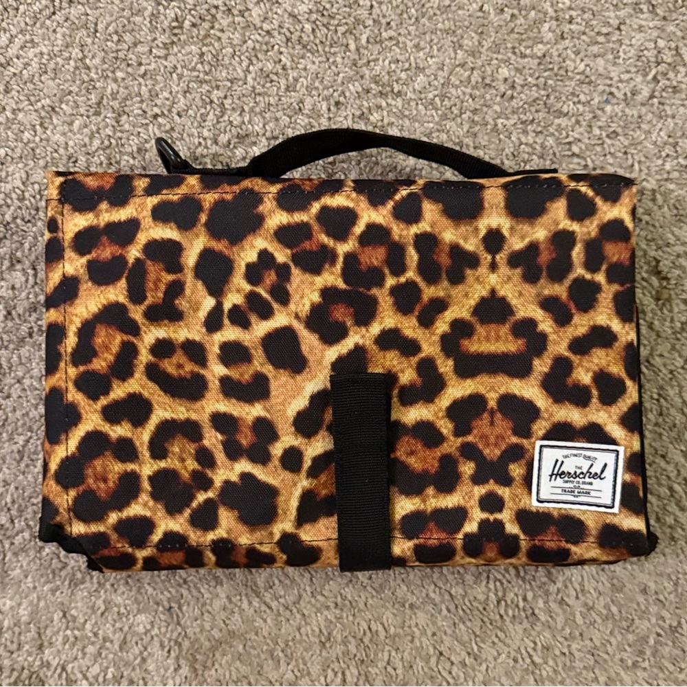 Herschel Supply Company Leopard Print Changing Pad